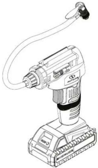 Auto Joe 24VAJCMAX - INFLADOR RÁPIDO INALÁMBRICO - 1