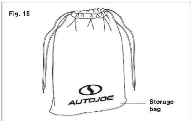 Fig. 15 AUTOJOE Storage bag