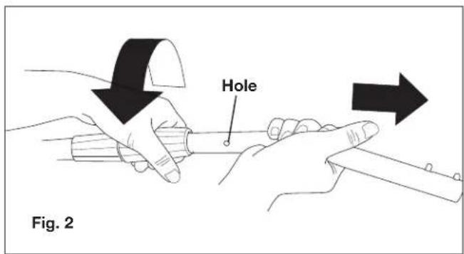 Snow Joe RJ204M - Assembling the Roof Rake + Adjusting the Handle - 2