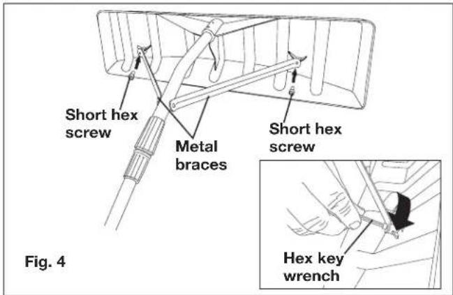 Snow Joe RJ204M - Assembling the Roof Rake + Adjusting the Handle - 4