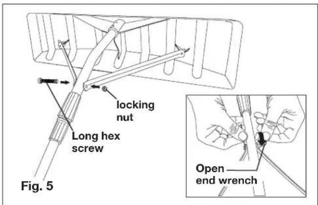 Snow Joe RJ204M - Assembling the Roof Rake + Adjusting the Handle - 5