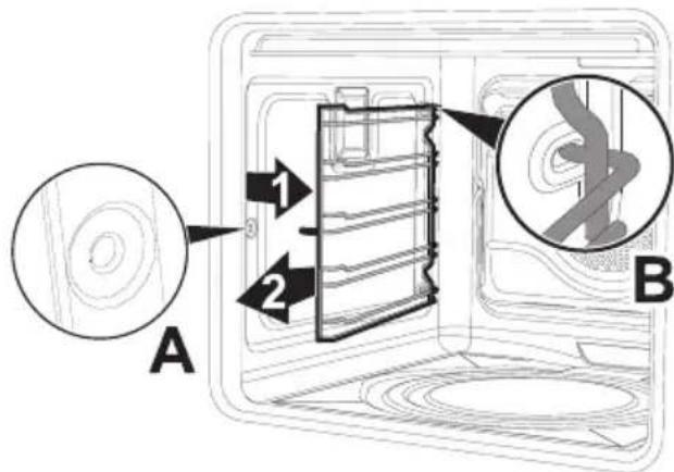 SMEG SF6102TVNG - Démontage des structures de support pour grilles et lèchefrites - 1