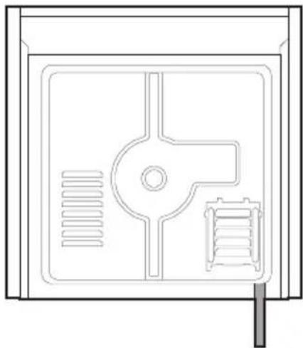 SMEG SF6102TVNG - Position du câble d'alimentation - 1