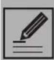 Diagram of a switch mounted on a rectangular panel, with no visible text or symbols