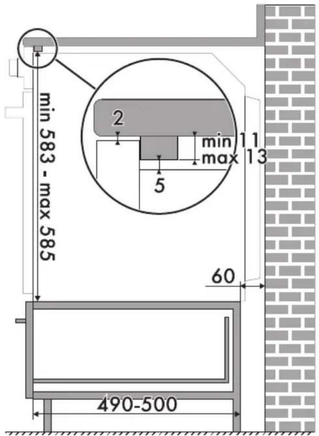 min 583 - max 585 2 min 11 max 13 5 60 490-500