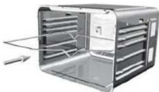 Schock SFN54BKN - Cooking with roasting-jack (IF PROVIDED): - 2