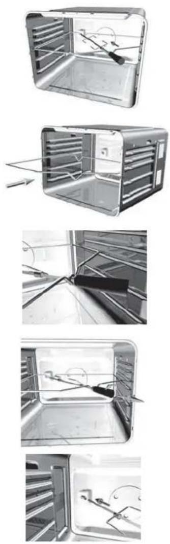 Schock SFN54BKN - Koken aan het spit (INDIEN AANWEZIG): - 1