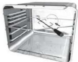Schock SFN54BKN - Cooking with roasting-jack (IF PROVIDED): - 1