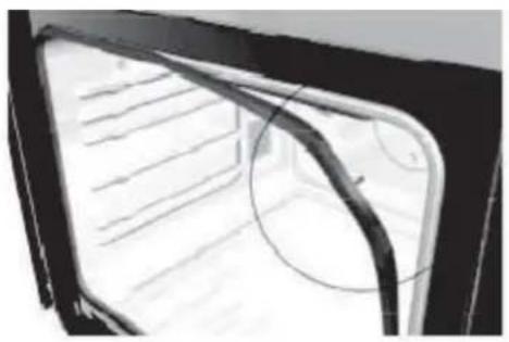 Schock SFN54BKN - Dismantling of oven door gaskets - 1