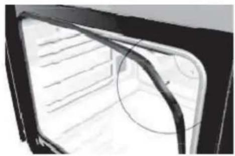 Schock SFN54BKN - Demontage van de pakkingen van de ovendeur - 1