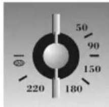 SMEG SI850X - MANETTE DU THERMOSTAT (four multifonctions) - 2