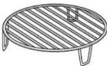 WHIRLPOOL W6 MD440 NB - GRILLE métallique - 1