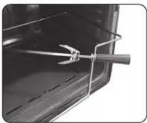 Schock SFP52IX2 - Cooking with roasting-jack (if provided): - 3