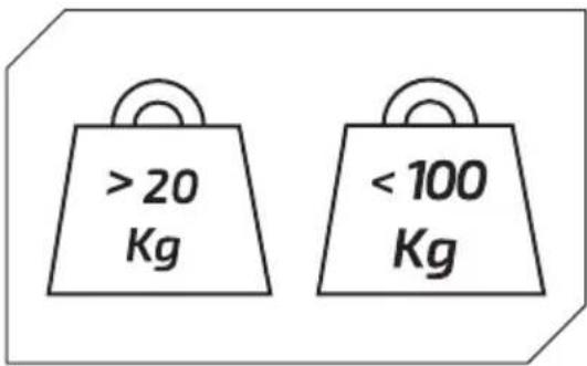 >20 Kg < 100 Kg