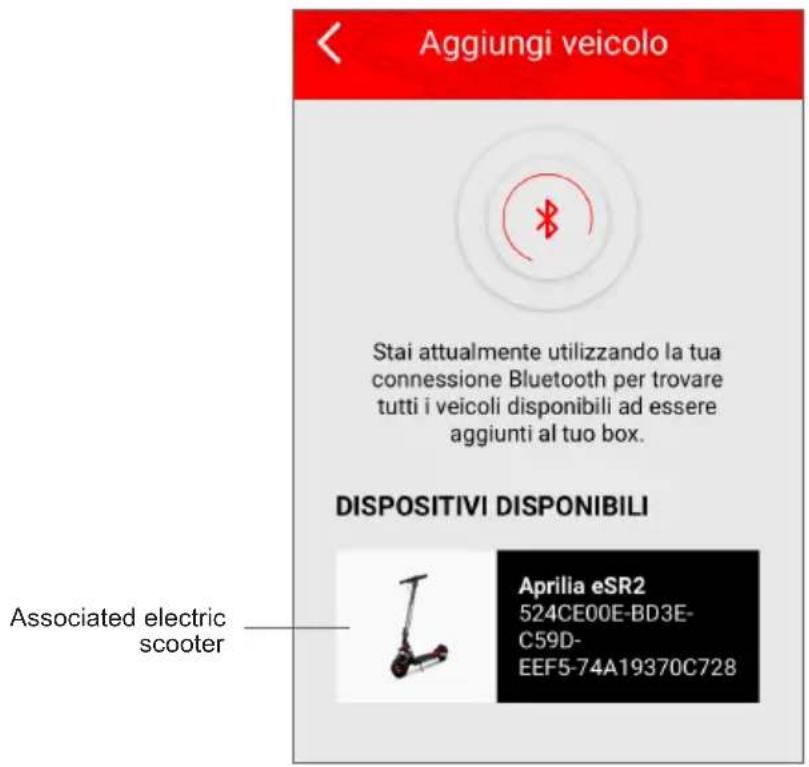 APRILIA eSR2 - App configuration - 4