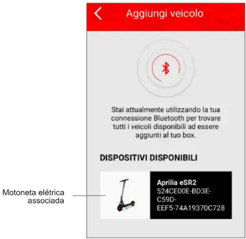APRILIA eSR2 - Configuração da aplicação - 4