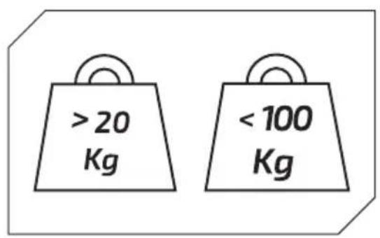 >20 Kg < 100 Kg