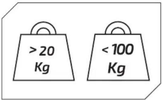 >20 Kg < 100 Kg