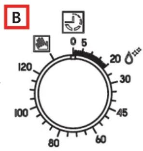FRANKE SGP 62 M GFF - La manopola del contaminuti di fine cottura (B) - 1