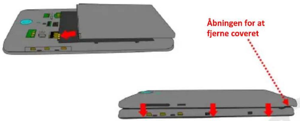 NGM You Color E506 Plus - Indsæt batteriet - 1