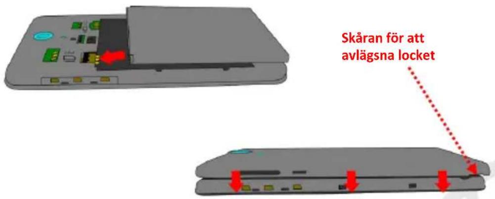 NGM You Color E506 Plus - Sätt in batteriet - 1