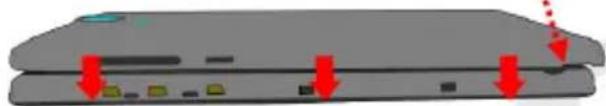 NGM You Color E506 Plus - Innsetting av batteri - 2