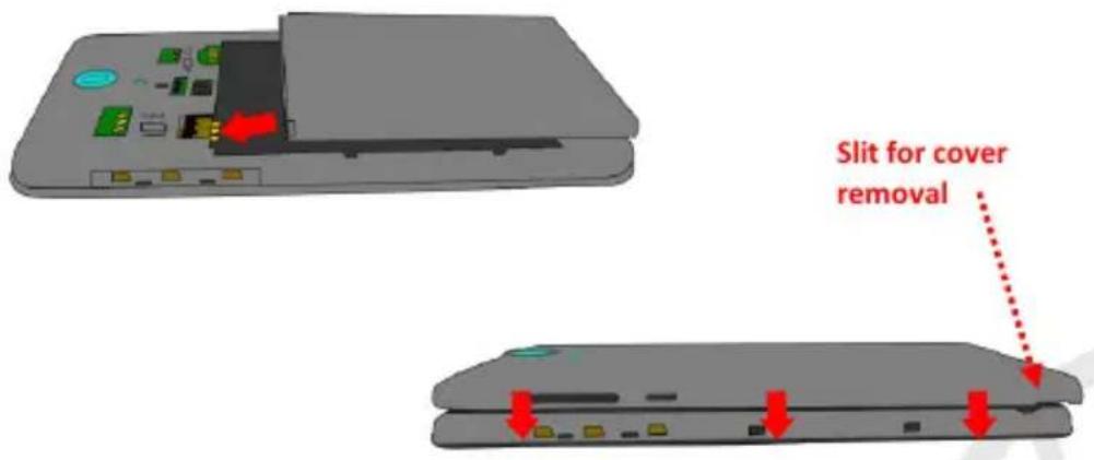 NGM You Color E506 Plus - Inserting the battery - 1
