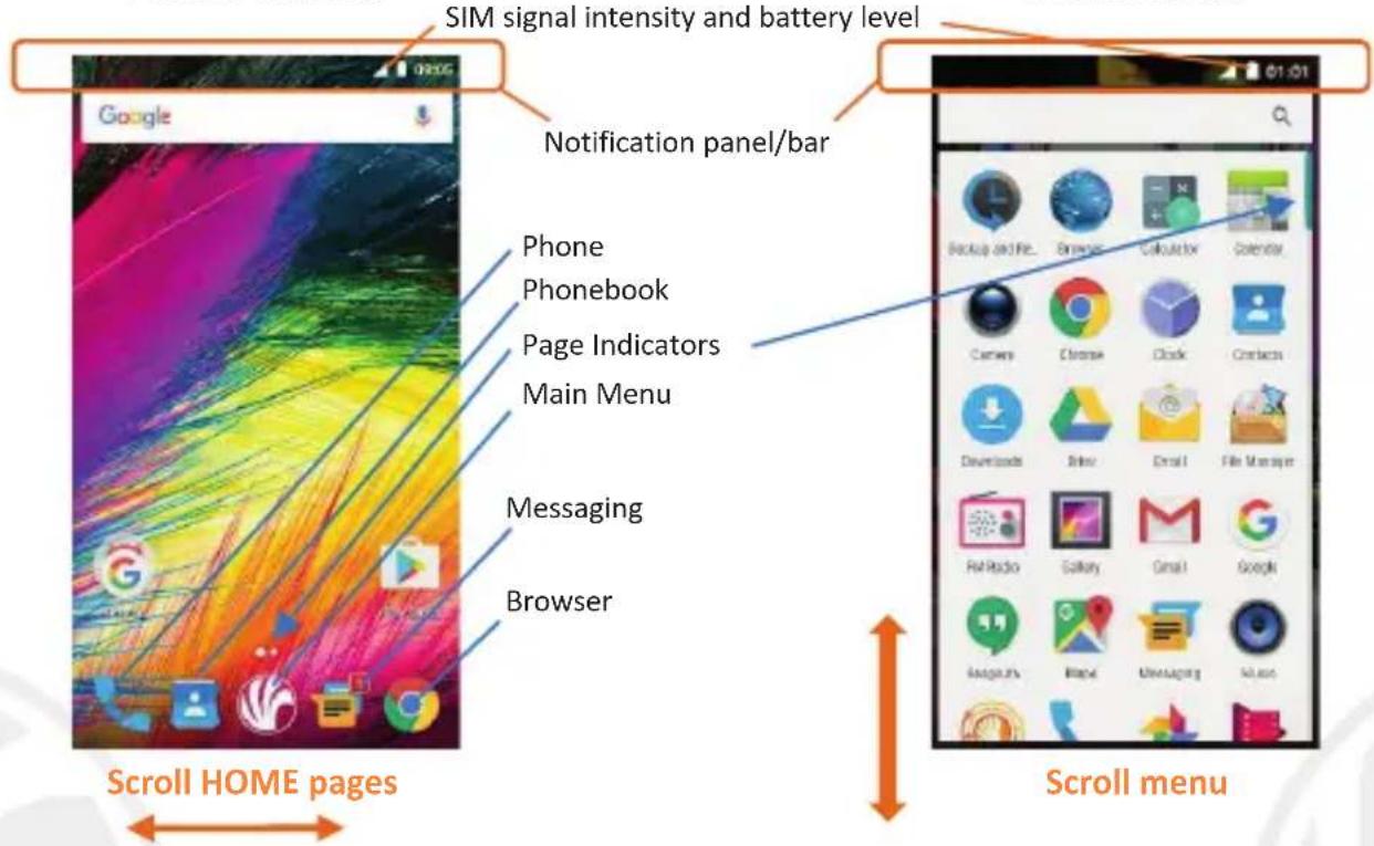 NGM You Color Smart 5 Plus - The main menu - 1
