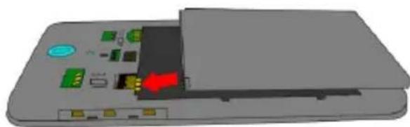 NGM You Color E505 Plus - Innsetting av batteri - 1