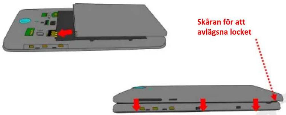 NGM You Color E505 Plus - Sätt in batteriet - 1
