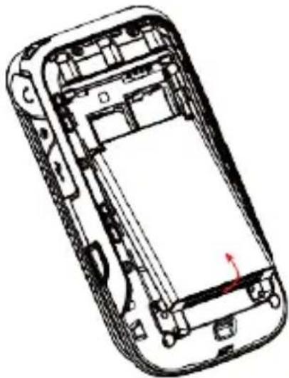 SONIM XP3 Plus - Soulevez le couvercle : - 2