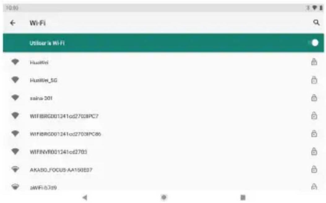 Dragon Touch MAX10 Plus - Activez le wifi: - 1