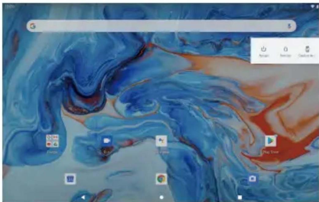 Dragon Touch MAX10 Plus - Encender o apagar la tableta - 1