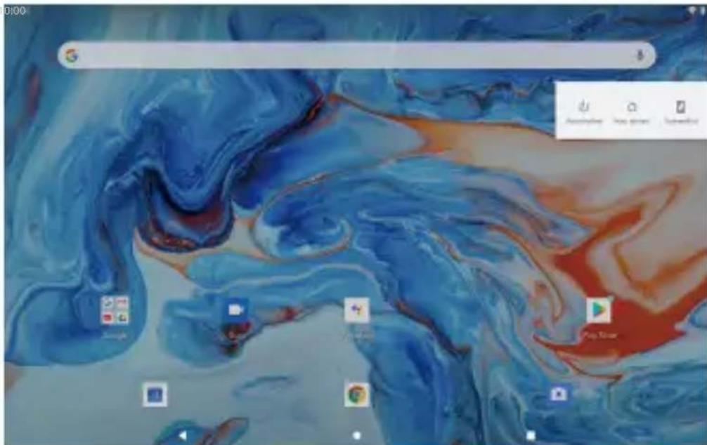 Dragon Touch MAX10 Plus - Das Tablet ein-und ausschalten - 1