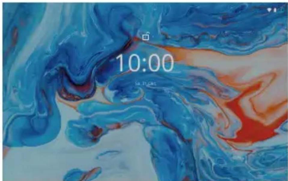 Dragon Touch MAX10 Plus - Den Bildschirm entsperren - 1