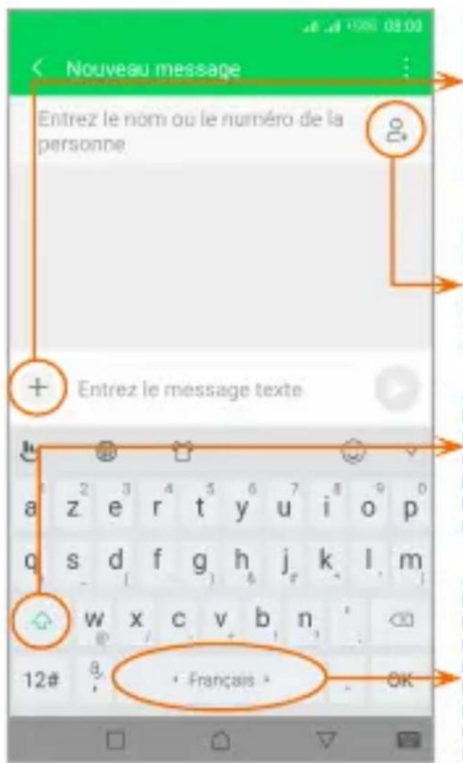 Infinix Zero 4 Plus - Envoyer et recevoir des messages - 1