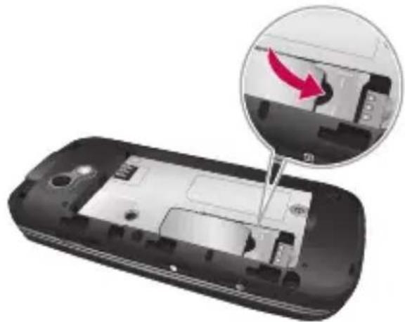 LG Rumour Plus - Installer la carte SIM - 1