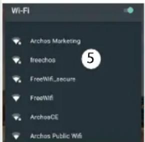 ARCHOS 70 Neon Plus - Ligar à rede Wi-Fi através de WPS - 16