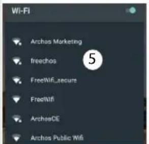 ARCHOS 70 Neon Plus - Se connecter à un réseau wifi - 2
