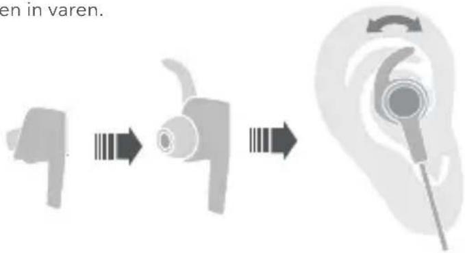 HONOR Sport Bluetooth Earphones AM61R - Izbira ušesih kapic in nošenje slušalk - 2