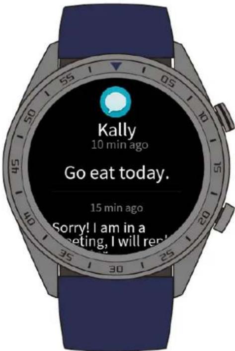 HONOR Watch Dream - Affichage des rappels de messages et du contenu - 1