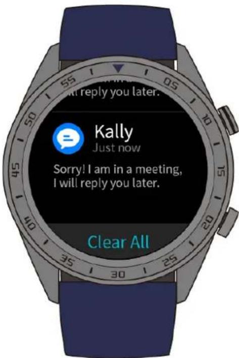 HONOR Watch Dream - Supprimer un message - 1