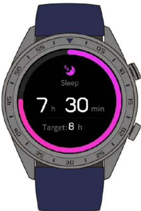 Sleep 7 h 30 min Target: 8 h