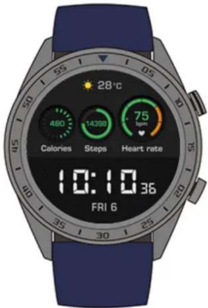 28°C 480 14398 75 Ipm Calories Steps Heart rate 10:10 36 FRI 6