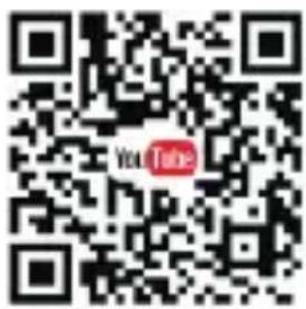 QR code with central logo containing 'YouTube' text
