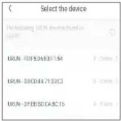 C Select the device The following URL device found in page: URLN - FDF5045E01F15I URLN - 00000071032CJ URLN - 0FEEDDCABC16