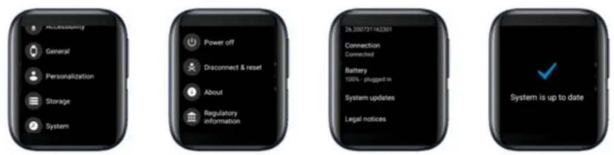OPPO Watch 46mm WiFi - Mise à jour du système me - 1