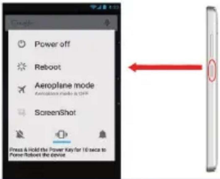 Konrow Just 5 - Switching the mobile on and off - 1
