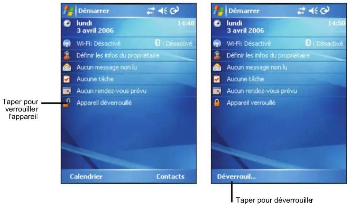 AIRIS T610 - Verrouiller votre pocket PC - 1