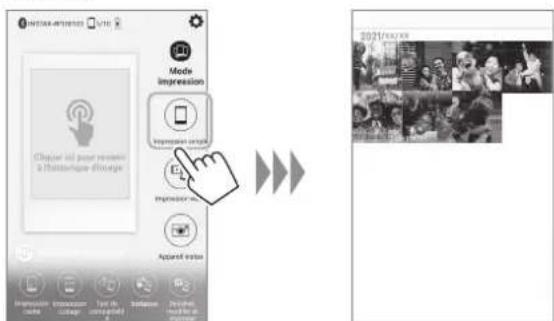 FUJIFILM Instax Mini Link 2 - Maintenez le bouton d'alimentation enfoncé pendant environ 1 seconde pour permettre l'imprimante sous tension. - 3